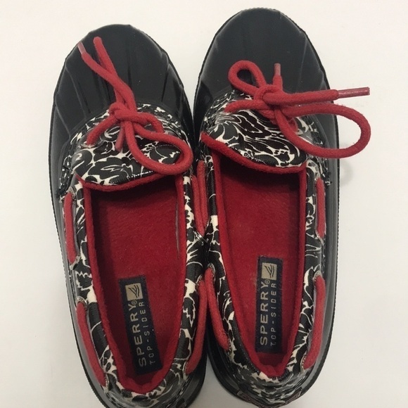 𝅺Sperry Women’s Duck Low Cut Rubber Rain Shoes 6 - Picture 4 of 12